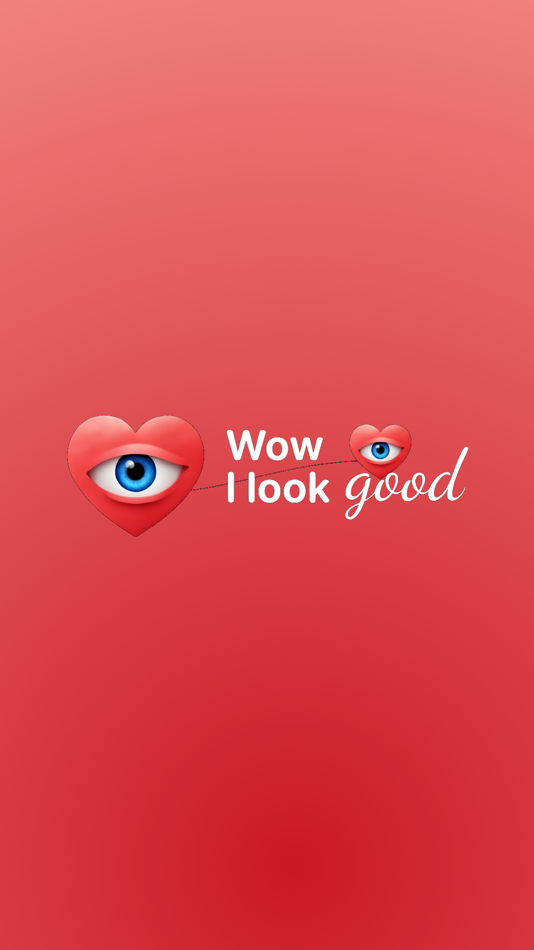 Wow I look good splash artwork